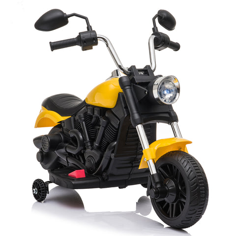 Kids Electric Ride On Motorcycle With Training Wheels